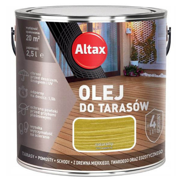 OLEJ DO TARASU 2.5L NATURALNY ALTAX