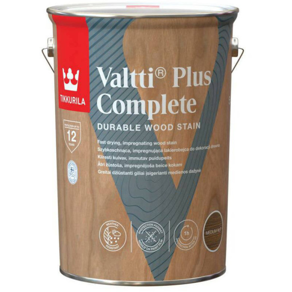 LAKIEROBEJCA VALTTI PLUS COMPLETE MEDIUM NUT 5L