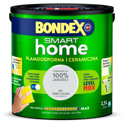 Bondex Smart Home Szary z klasą 2,5L