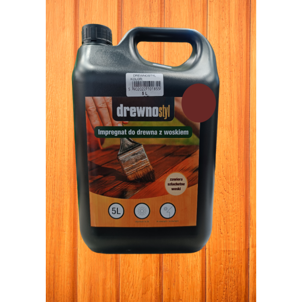 Impregnat do drewna z woskiem TEAK 5L DREWNOSTYL