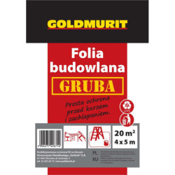 FOLIA BUDOWLANA GRUBA GOLDMURIT 4mX5m