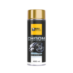SPRAY BAUSOLID CHROM ZŁOTY 400ML